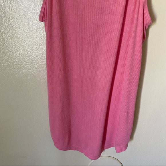 Lilka Anthropologie Pink Rayon Spandex Flowy Tank Top - Picture 5 of 9